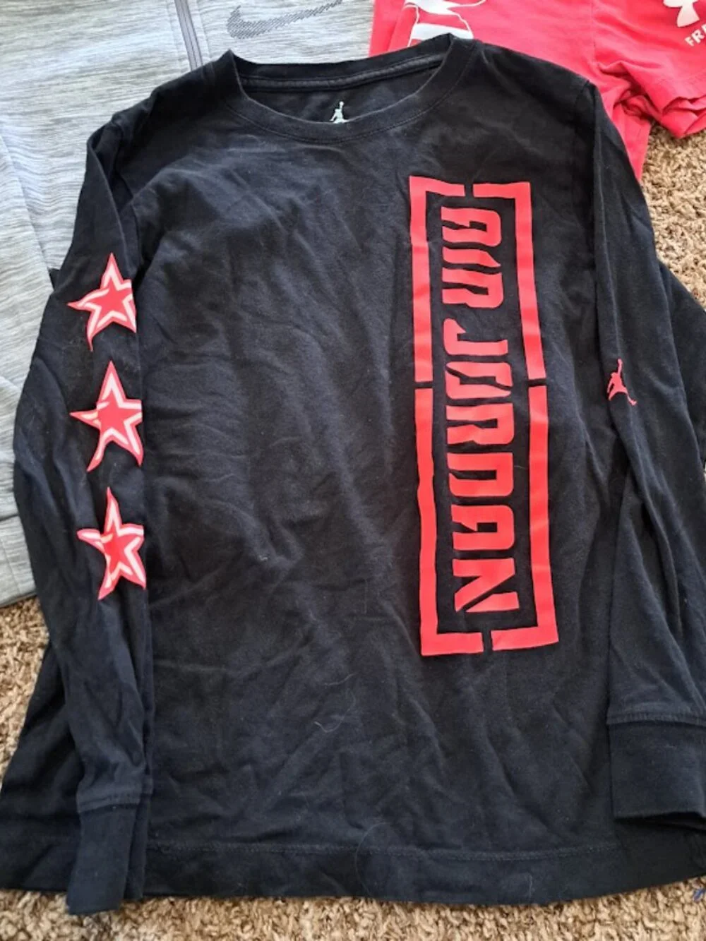 Youth Medium Boys Clothing Lot Shirt jacket Jordan Nike Under armour hurley